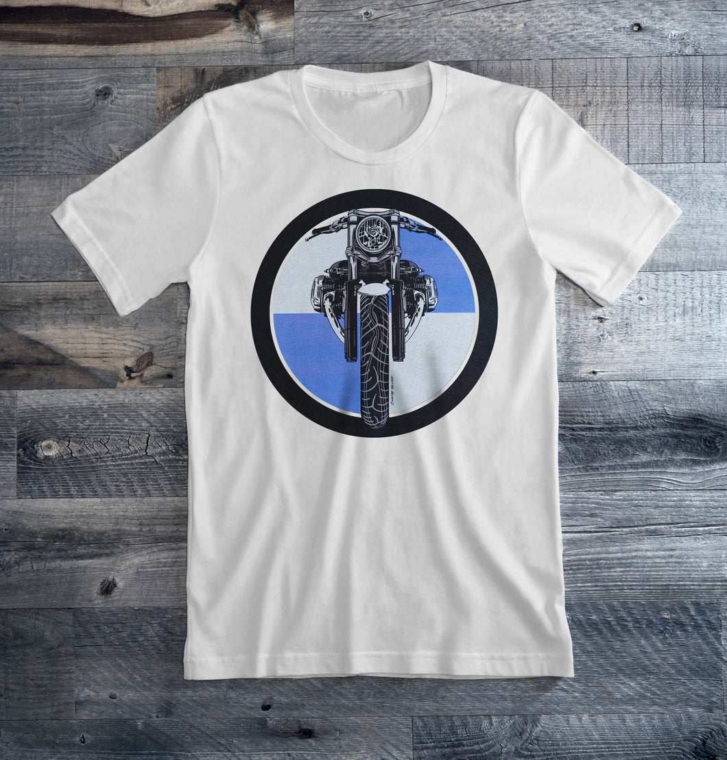 BMW R nine T Pure Logo Motorcycle Tee shirt – BOSS MOTO CLOTHING LLC
