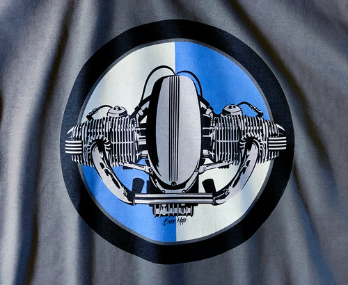 BMW R nine T Pure Logo Motorcycle Tee shirt – BOSS MOTO CLOTHING LLC