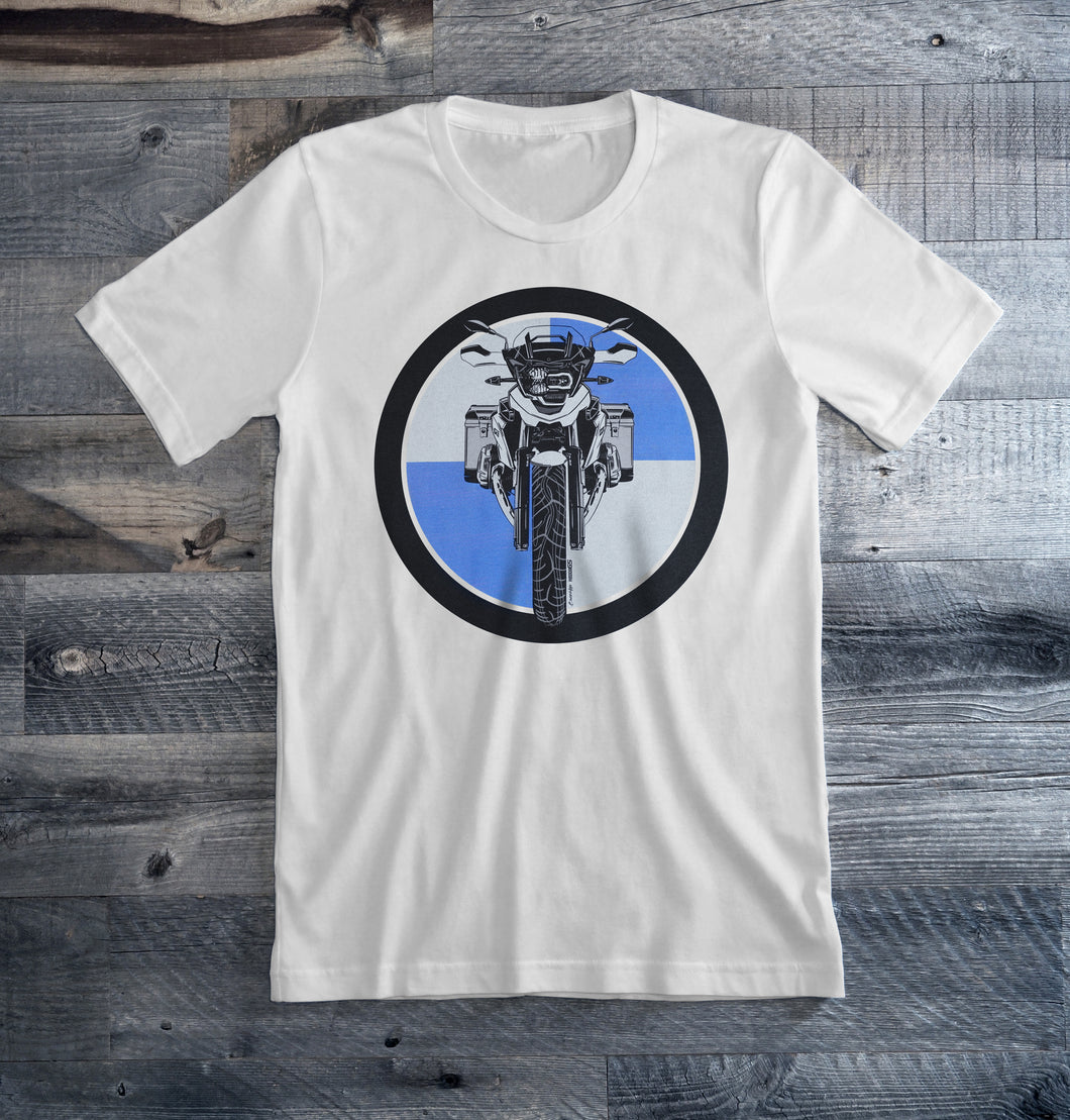 BMW GS Logo Motorcycle Tee Shirt – BOSS MOTO CLOTHING LLC